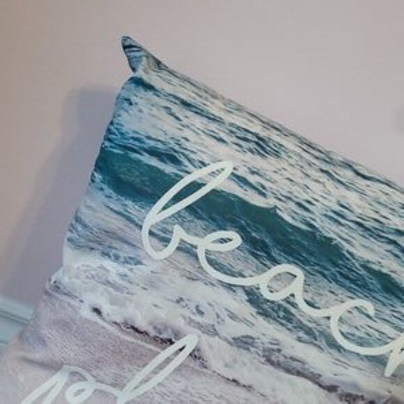 BEACH PLEASE Accent Decorative Pillow - Picture 3 of 5